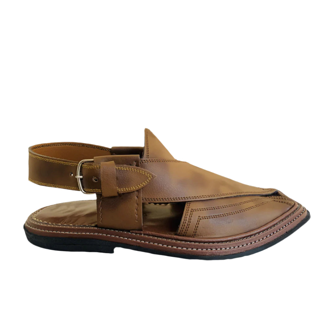 Triple Gear Double Shade Handmade Peshwari Chappal ๐