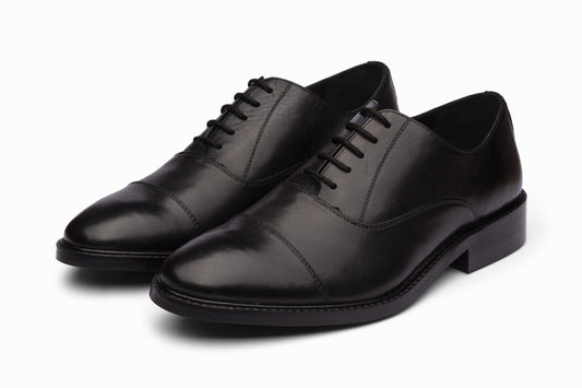 Cap Toe Oxford - Black