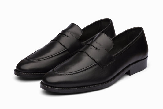 Soft Unlined Penny Loafer - Black