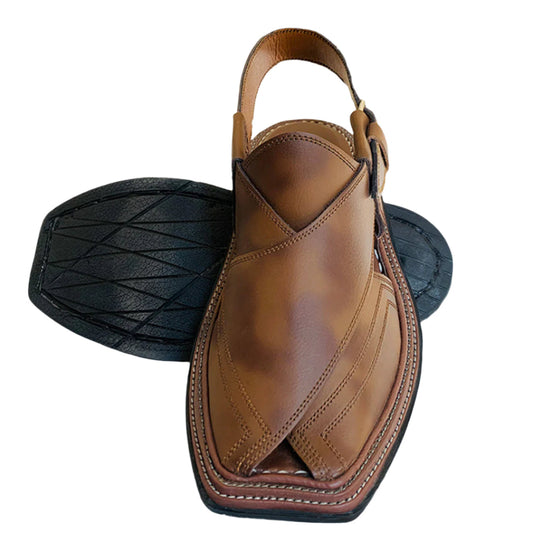 Triple Gear Double Shade Handmade Peshwari  Chappal 👑