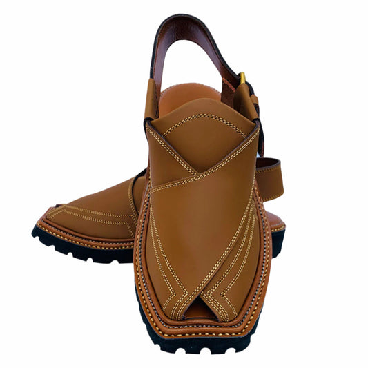 Special Vibram Charsadda Handmade Peshwari Captaan Chappal 👑