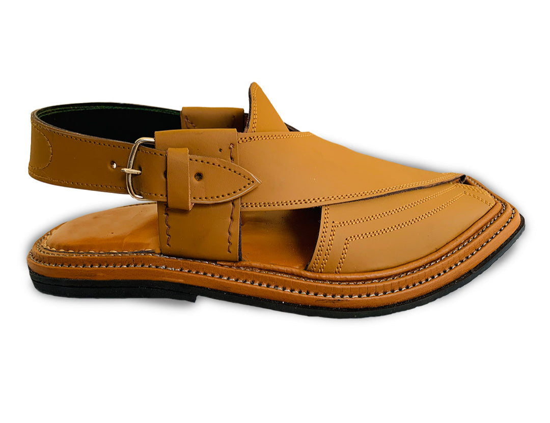 Triple Gear Cpataan color Handmade Peshwari  Chappal 👑