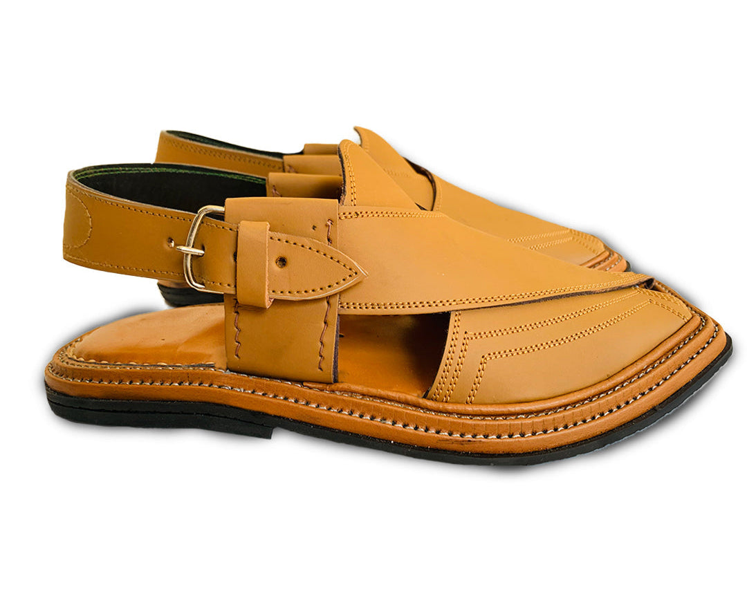 Triple Gear Cpataan color Handmade Peshwari  Chappal 👑